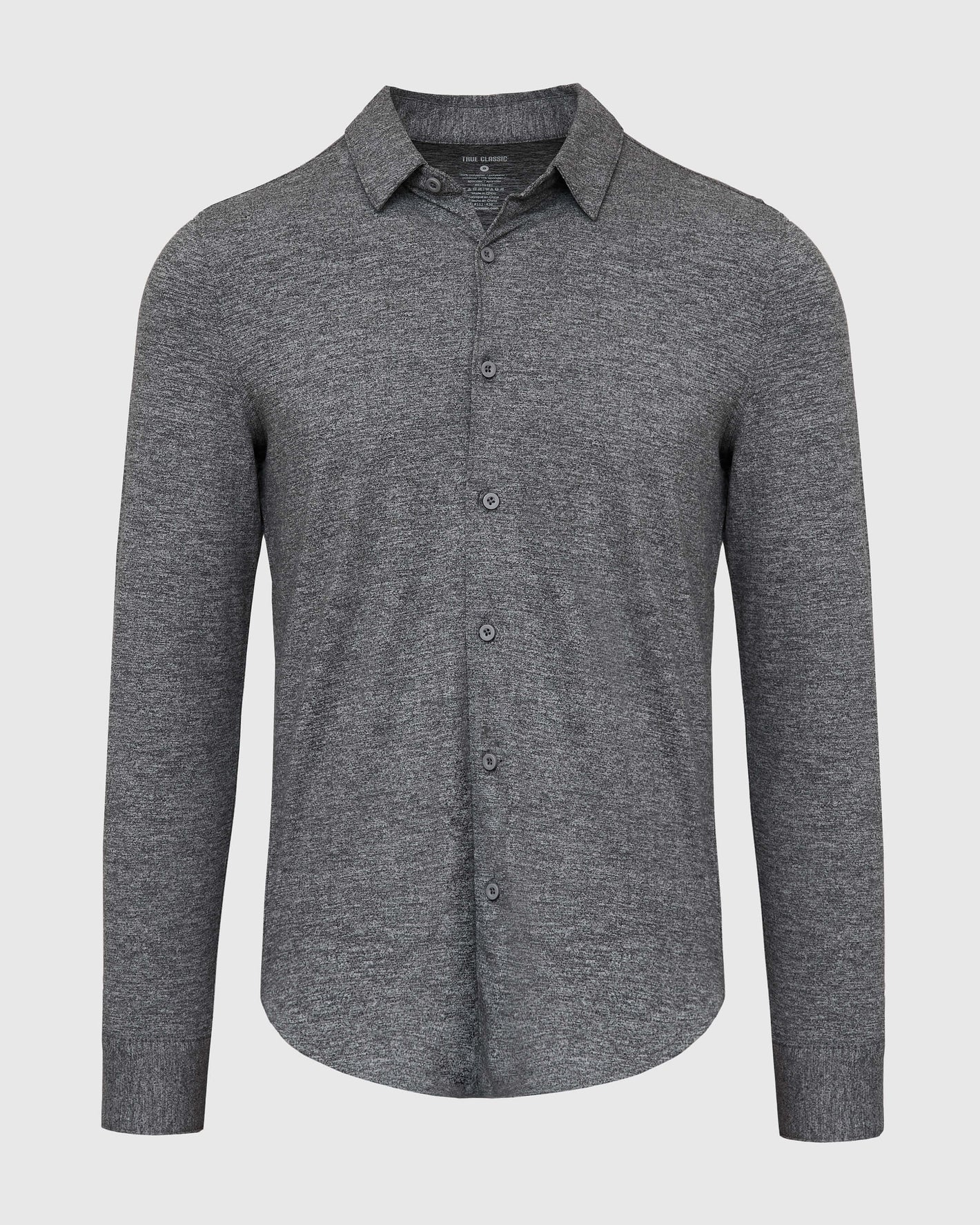 Heather Gray Comfort Long Sleeve Button Up Shirt | Heather Gray Comfort Long Sleeve Button Up Shirt | True Classic Heather Gray Comfort Long Sleeve Button Up Shirt | Heather Gray Comfort Long Sleeve Button Up Shirt | True Classic