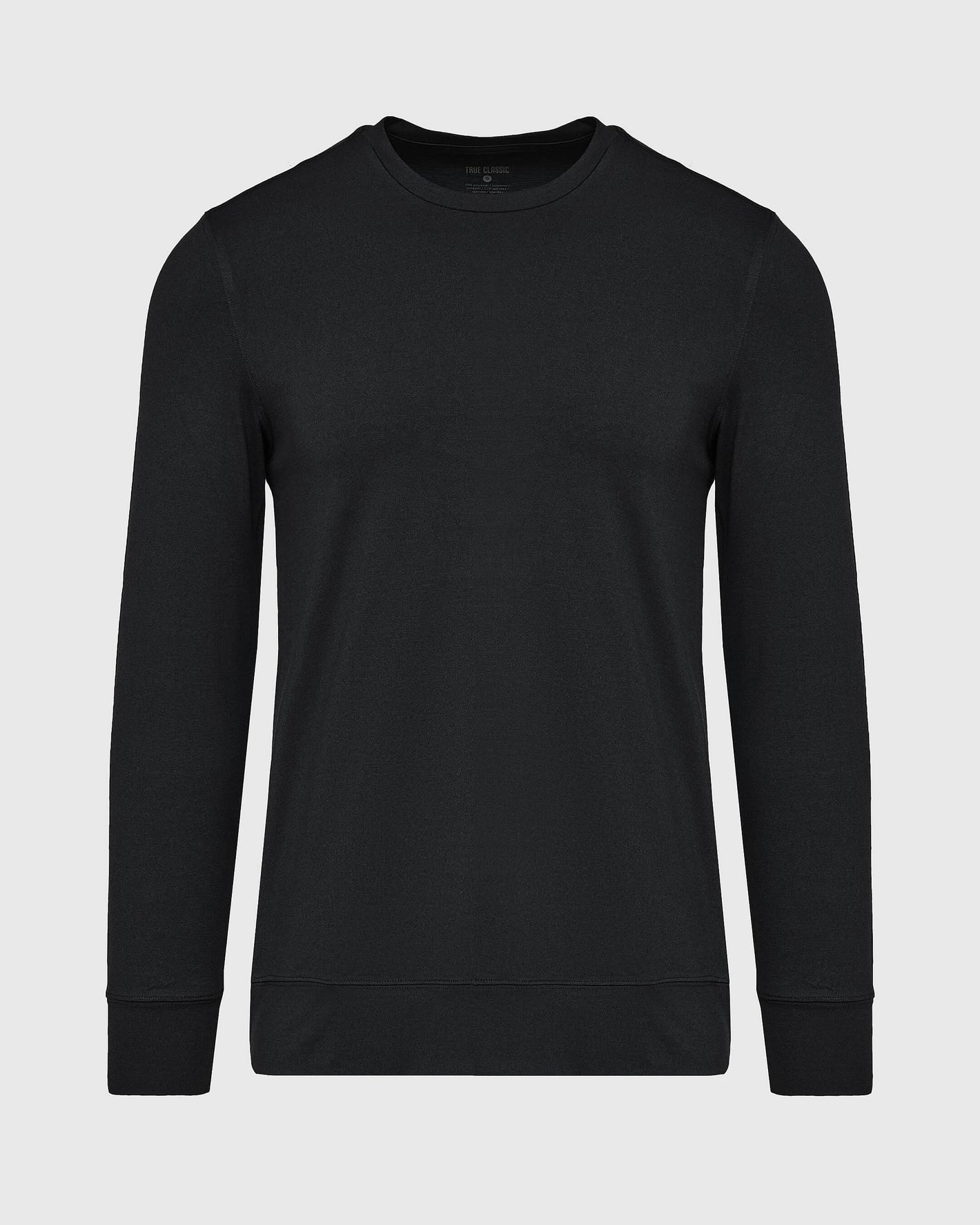 Black Active Comfort Crew Sweatshirt
