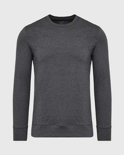 Active Comfort Crew Neck Sweatshirt - Charcoal Heather Gray