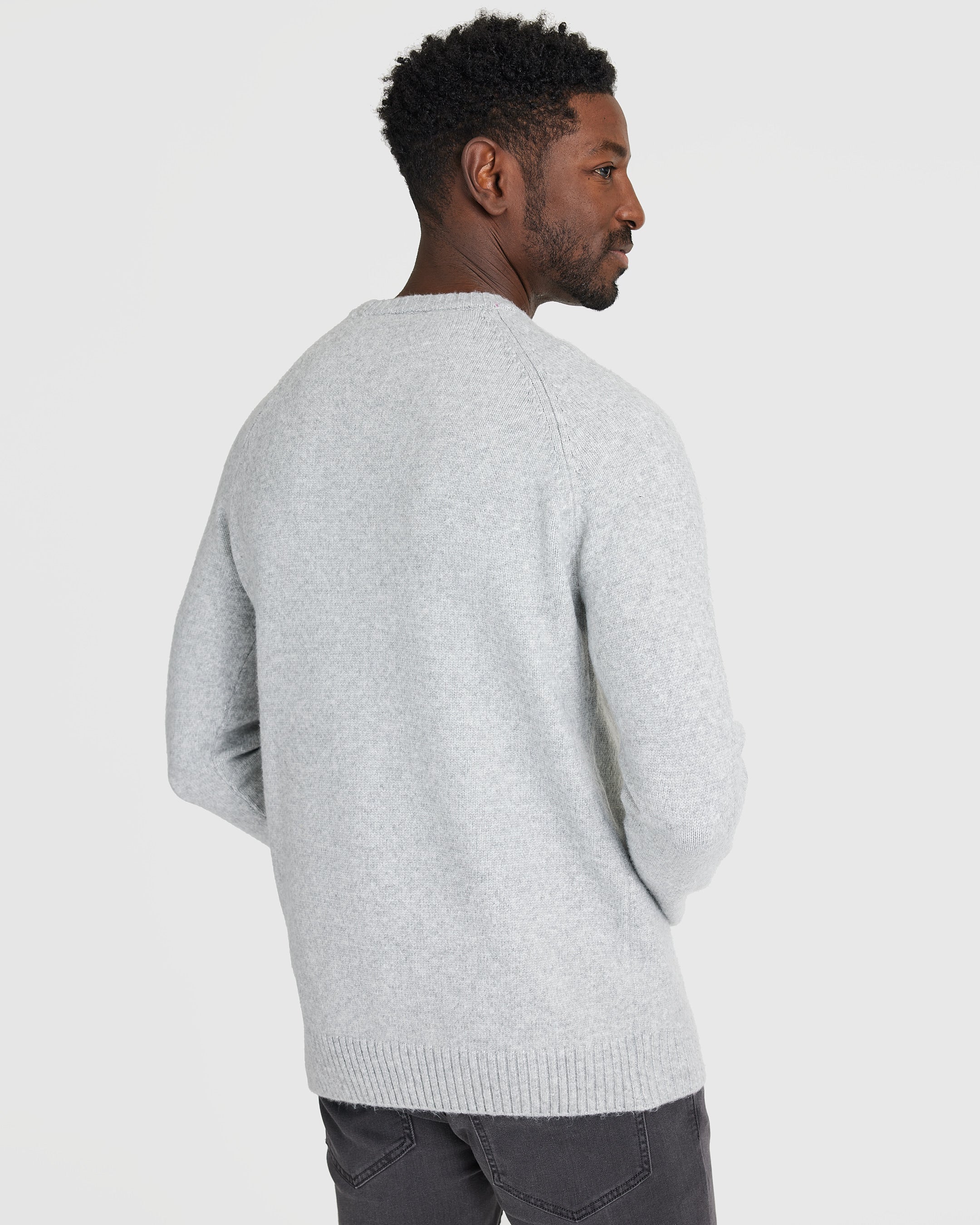 Heather Gray Crew Neck Sweater Heather Gray Crew Neck Sweater True