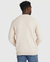 Heather Oatmeal Crew Neck Sweater