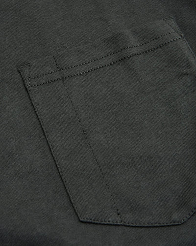 Tall Heavyweight Long Sleeve Pocket Crew - Carbon