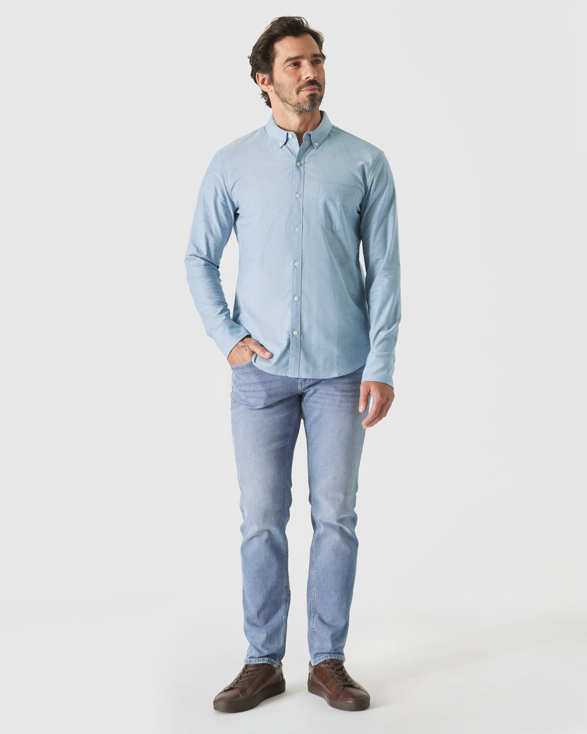 Danforth Short Sleeve Tee-Harbor Blue