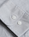 Light Gray Stretch Oxford Long Sleeve Button Up Shirt