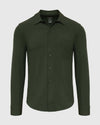 Olive Long Sleeve Ripstop Commuter Shirt