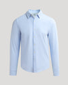 Blue Stripe Stretch Oxford 2.0 long-sleeve shirt with point collar.