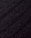 Charcoal Heather Gray Marled Crew Neck Sweater fabric close-up.