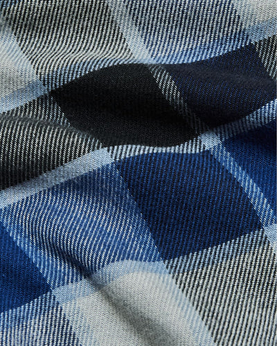 Flannel Long Sleeve Shirt - Midnight Plaid