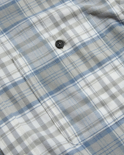 Long Sleeve Flannel Shirt - Slate Plaid
