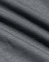 Carbon Premium Pima Long Sleeve Crew knit fabric close-up, showing texture.