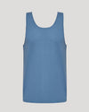 Fiord Sleeveless Active Mesh Tank, light-blue, athletic cut, breathable mesh design.
