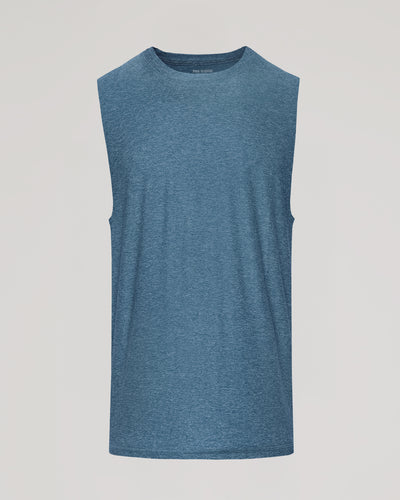 Sleeveless Active Muscle Tee - Baltic