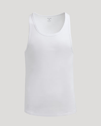 Ribbed Curved Hem Tank