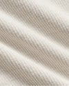 Womens Oatmeal Ribbed High Neck Tank 3-Pack, close-up of textured fabric.