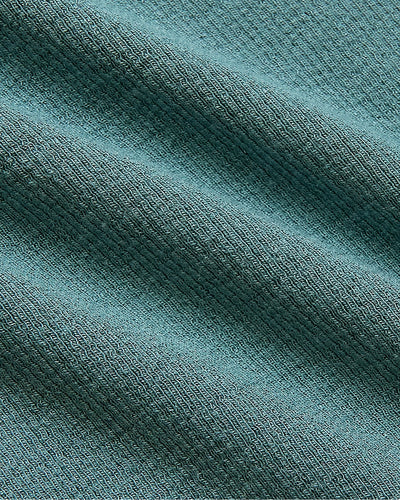 Ribbed High Neck Tank - Stormcloud