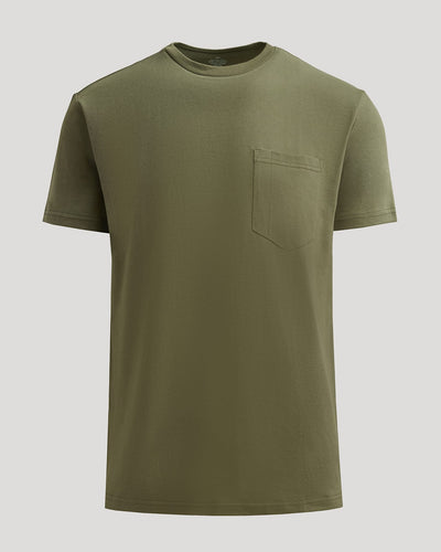 Heavyweight Pocket Crew - Military Green