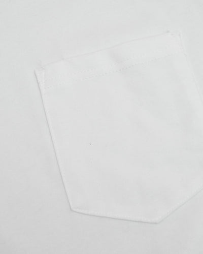 All White Heavyweight Pocket Crew Neck 6-Pack