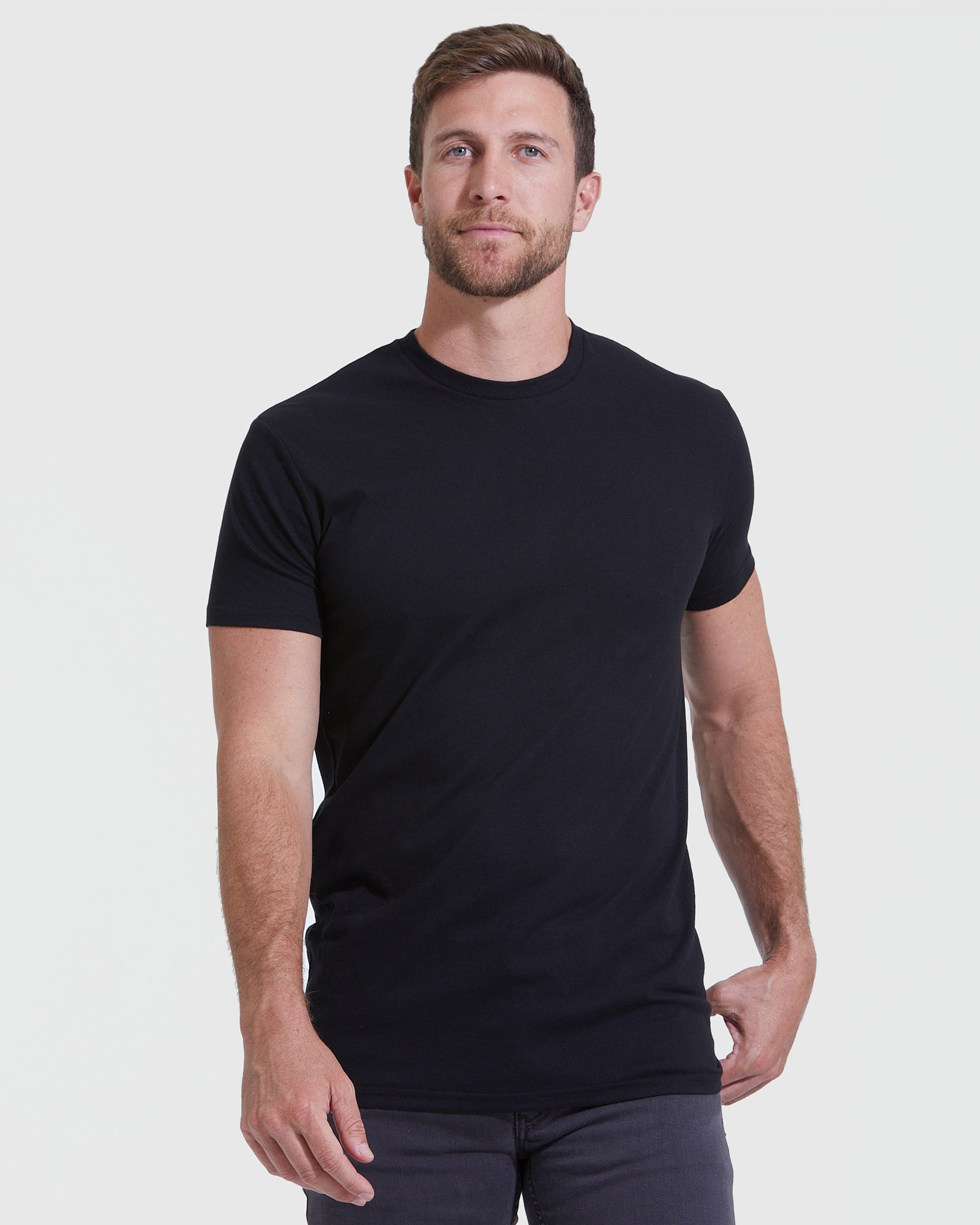 Men’s Long Black T-Shirt - True Classic