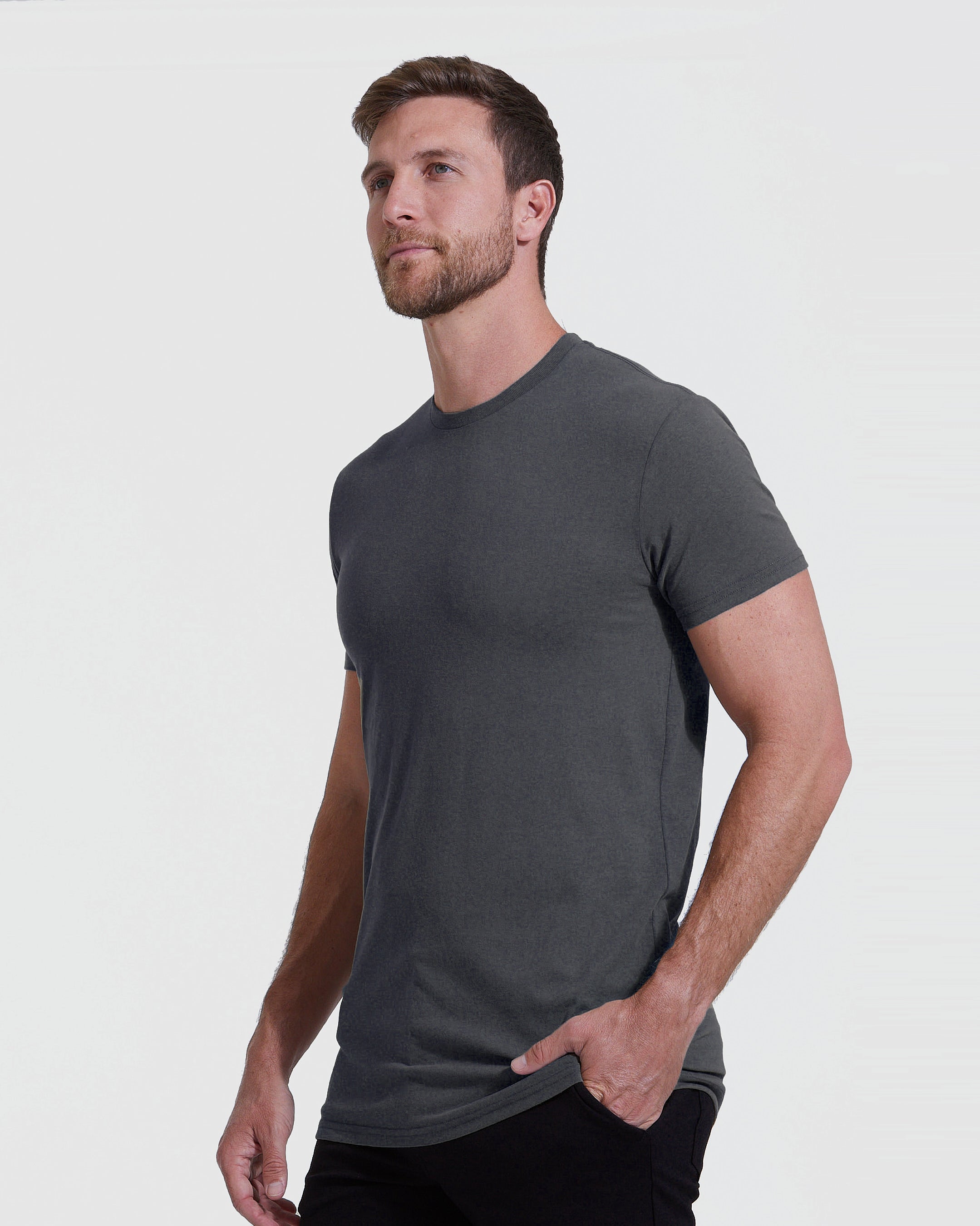 Color Tall Straight Hem T-Shirt 3-Pack
