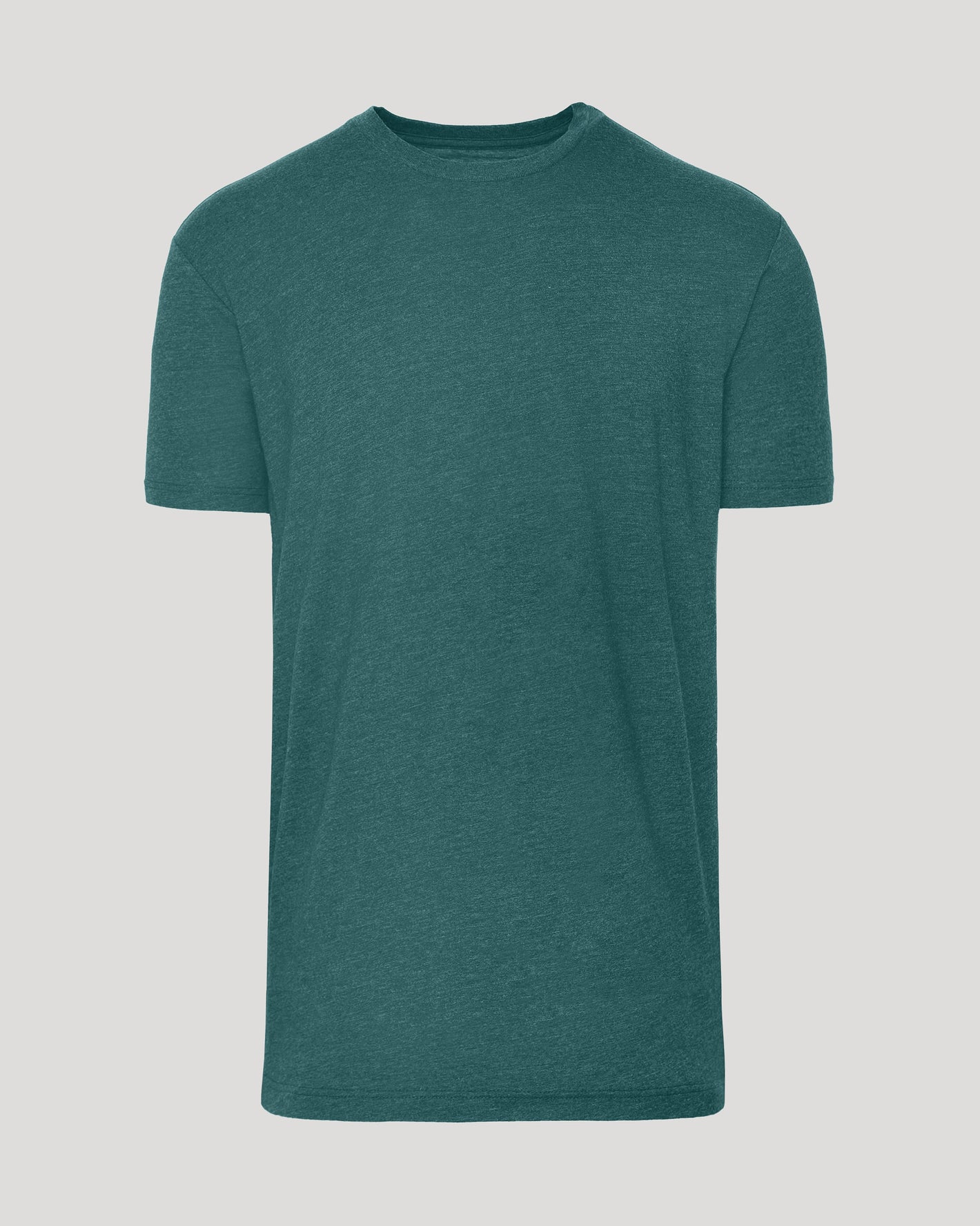 Heather Seafarer Tall Straight Hem Crew Neck T-Shirt displayed flat.