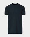 Navy Tall Straight Hem Crew Neck T-Shirt