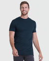 Color Tall Straight Hem Crew Neck T-Shirt 3-Pack