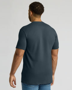 True ClassicOnyx Tall Straight Hem Crew Neck T-Shirt