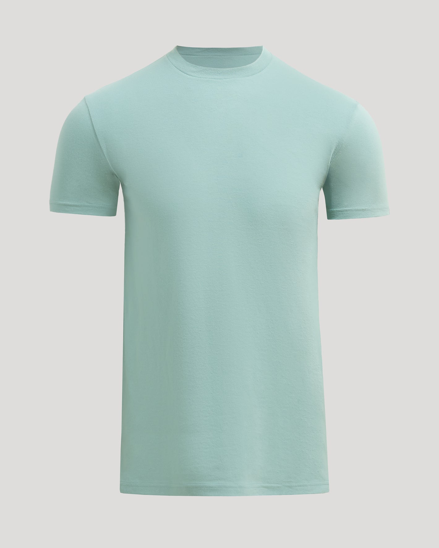 Seabreeze Tall Straight Hem Crew Neck T-Shirt, plain-front, short sleeves.