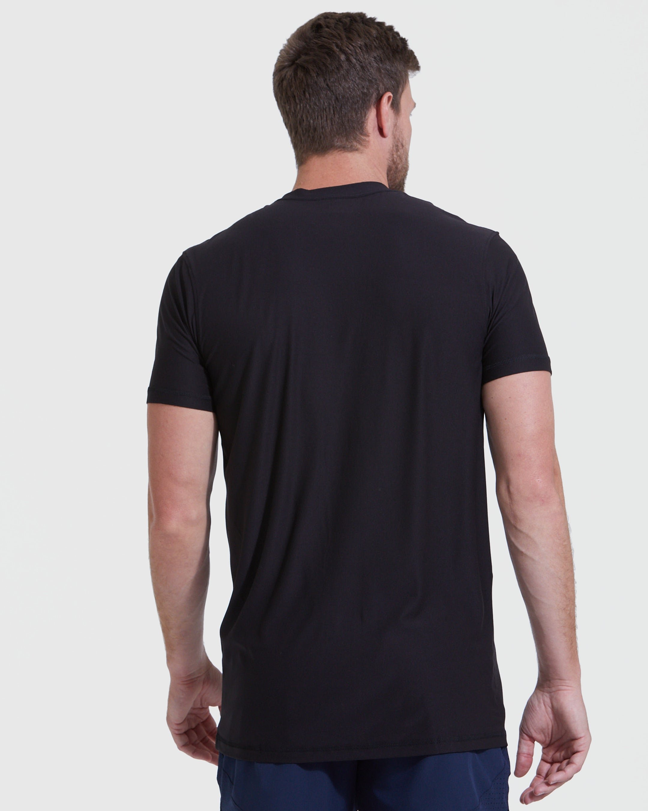 All Black Tall Active Crew 3-Pack