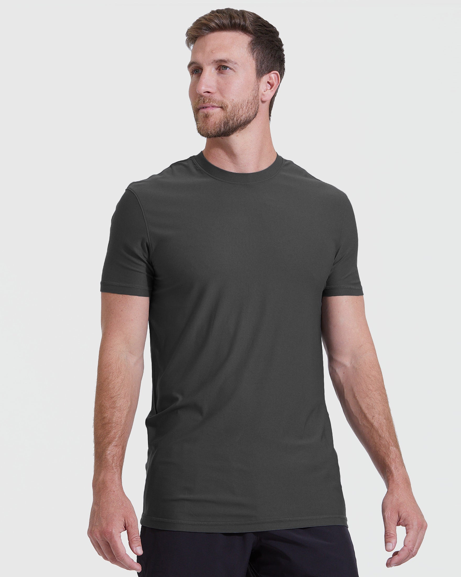 Men's Navy Blue Active Crew Neck T-Shirt - True Classic