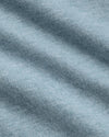 Heather Sapphire Tall Long Sleeve T-Shirt fabric close-up showing fine knit stitches.