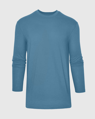 Tall Classic Long Sleeve Crew Neck - Indigo