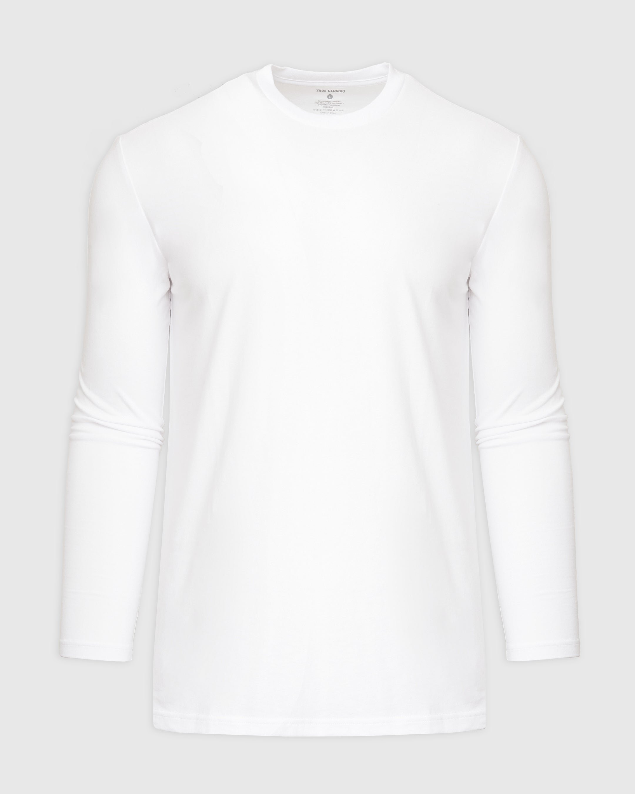 White Tall Long Sleeve T-Shirt