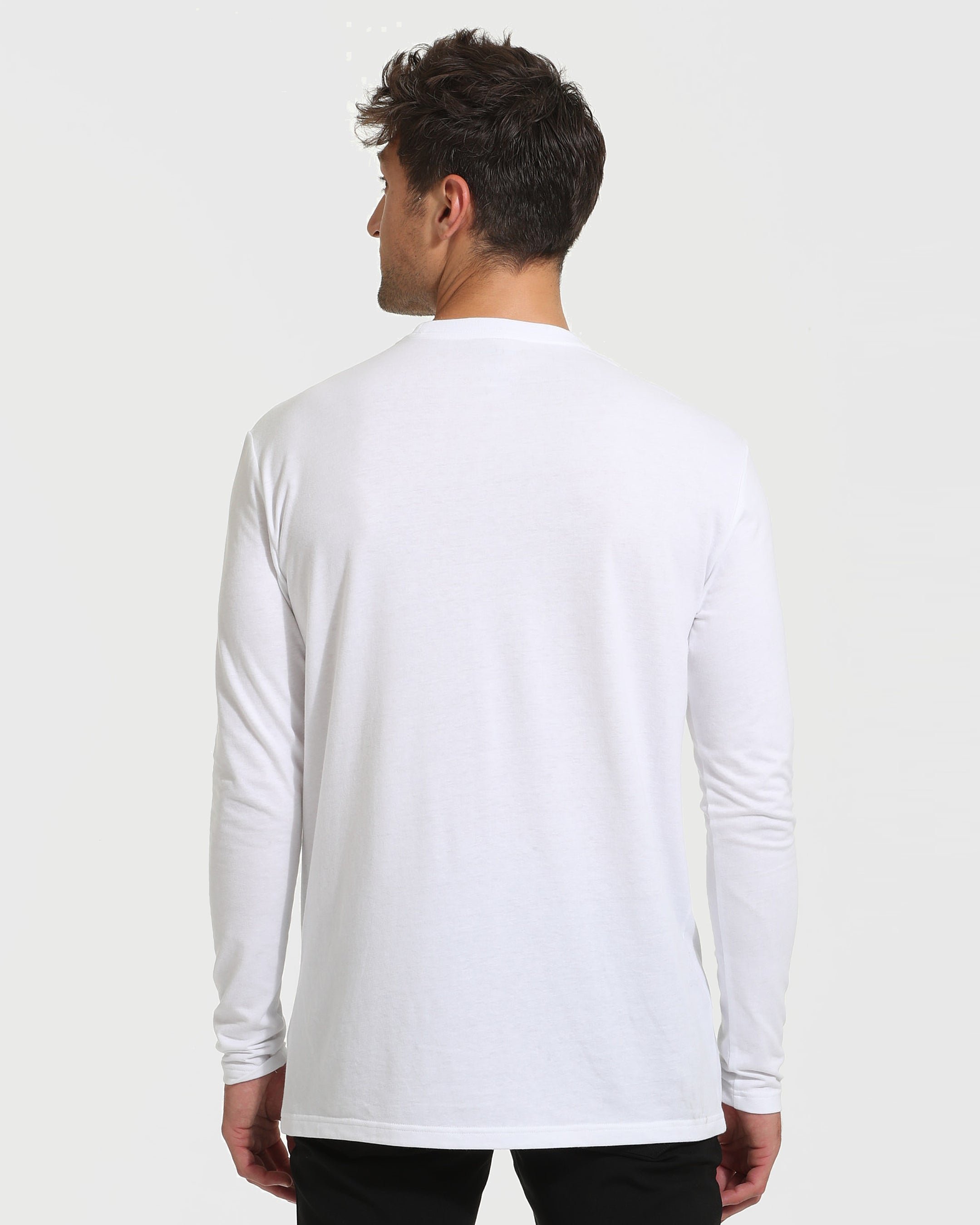 White Tall Long Sleeve T-Shirt