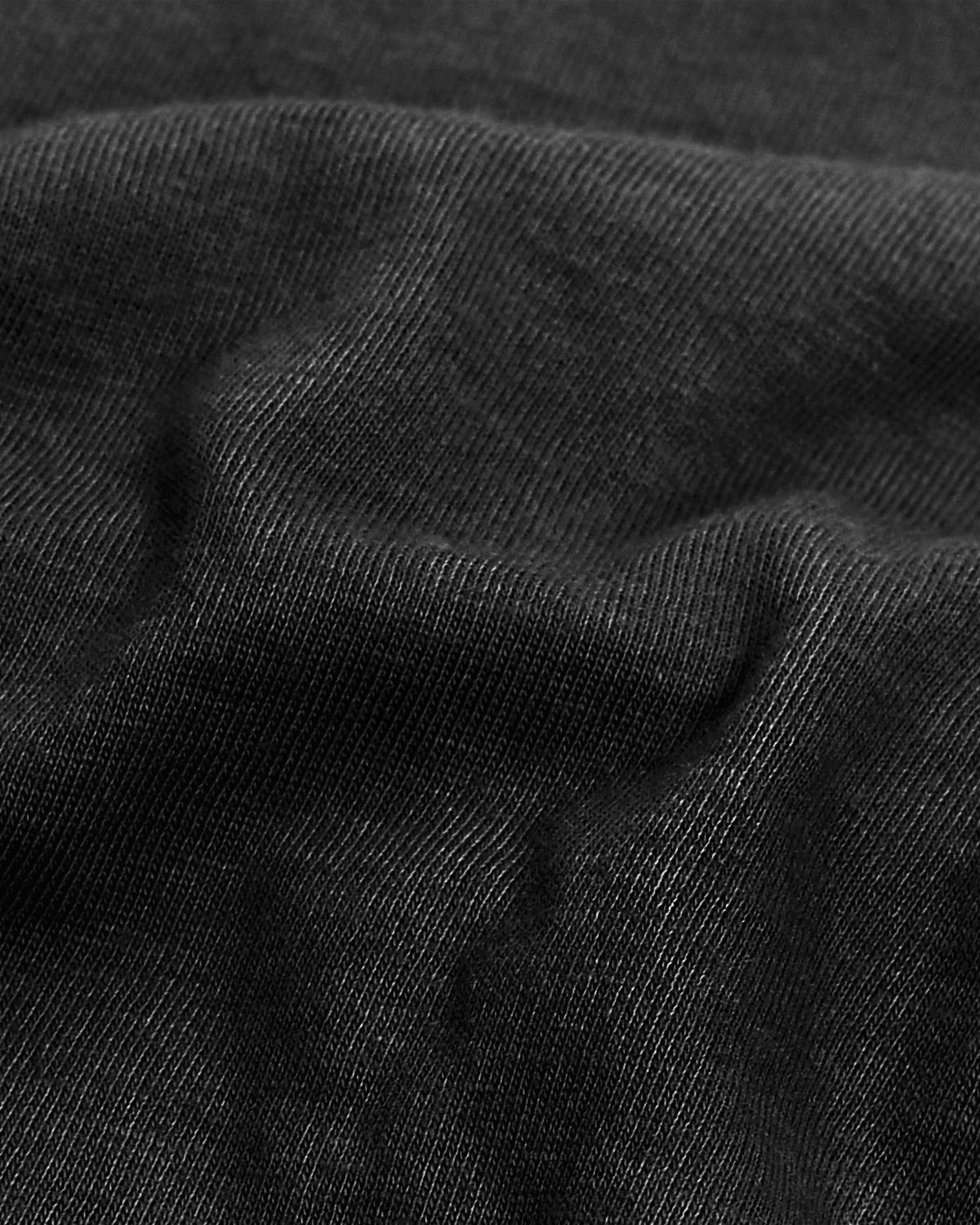 Charcoal Heather Gray Tall V-Neck showing detailed woven fabric texture.