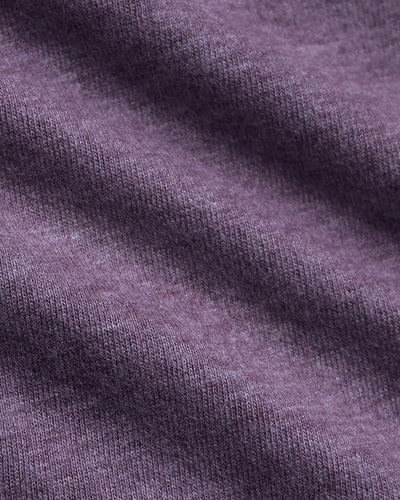 Cuello en V Clásico Alto - Dark Heather Plum
