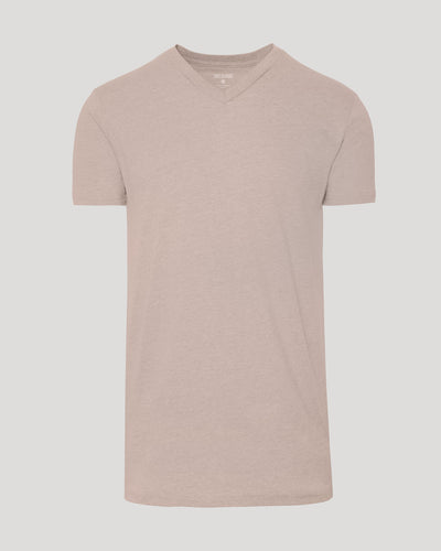 Tall Classic V-Neck - Light Heather Slate Mauve