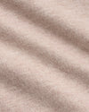 Light Heather Slate Mauve Tall Classic V-Neck fabric close-up, showing knit texture.