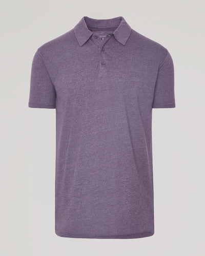 Tall Classic Polo - Dark Heather Amethyst