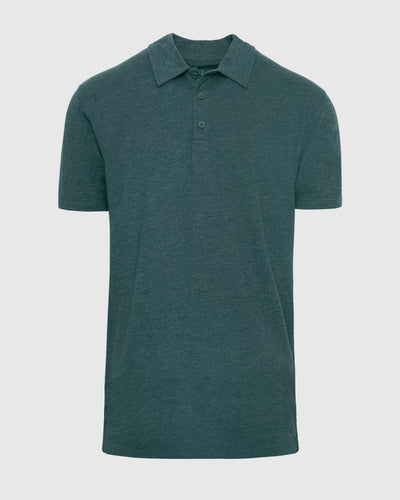 Tall Classic Polo - Heather Seafarer