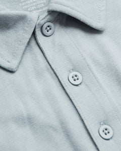True ClassicClose-up of Seasonal Tall Classic Polo collar and buttons.