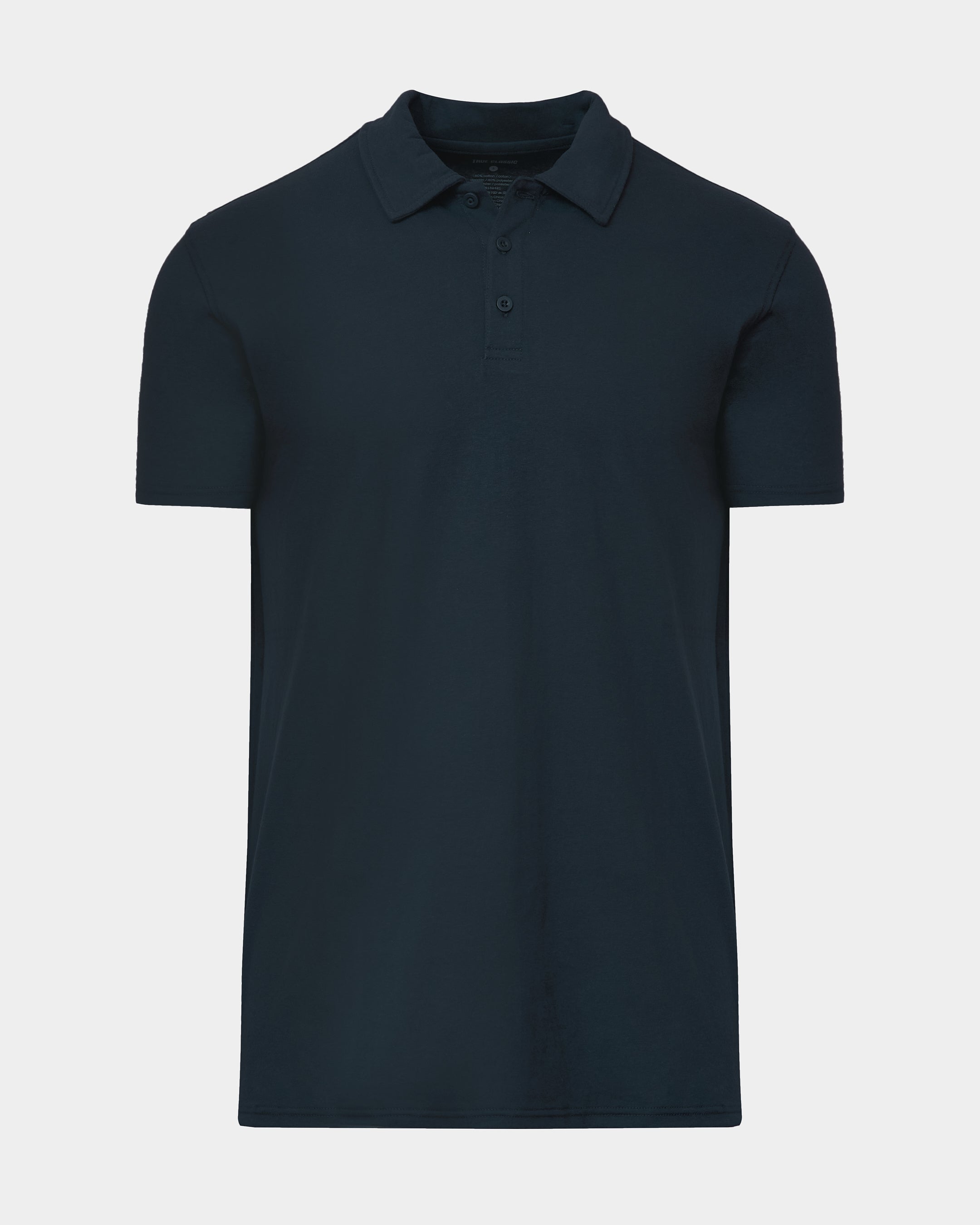 Mayoral Tricot Long Sleeve Polo Shirt in Navy