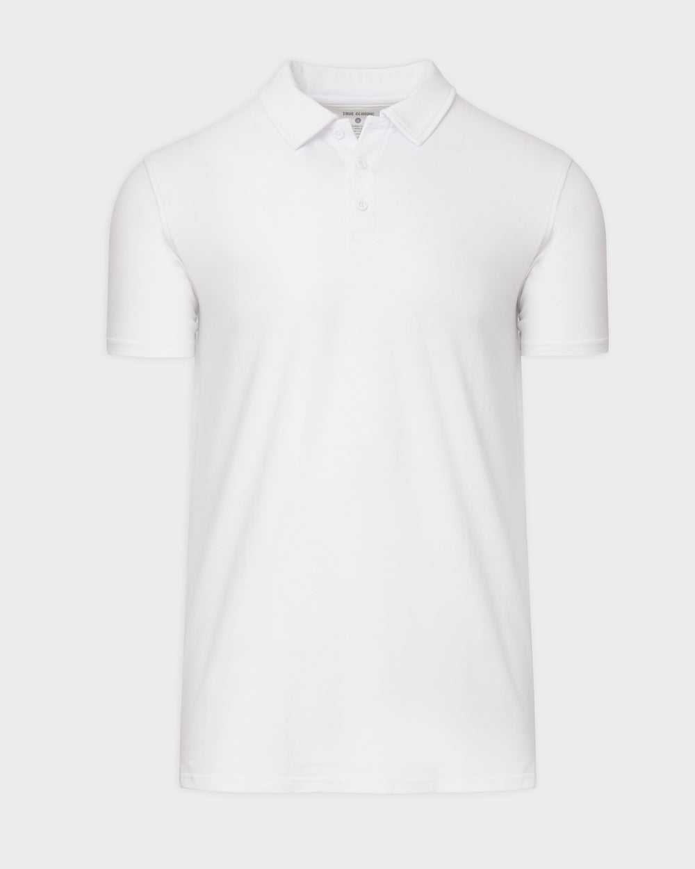 White Tall Polo Shirt