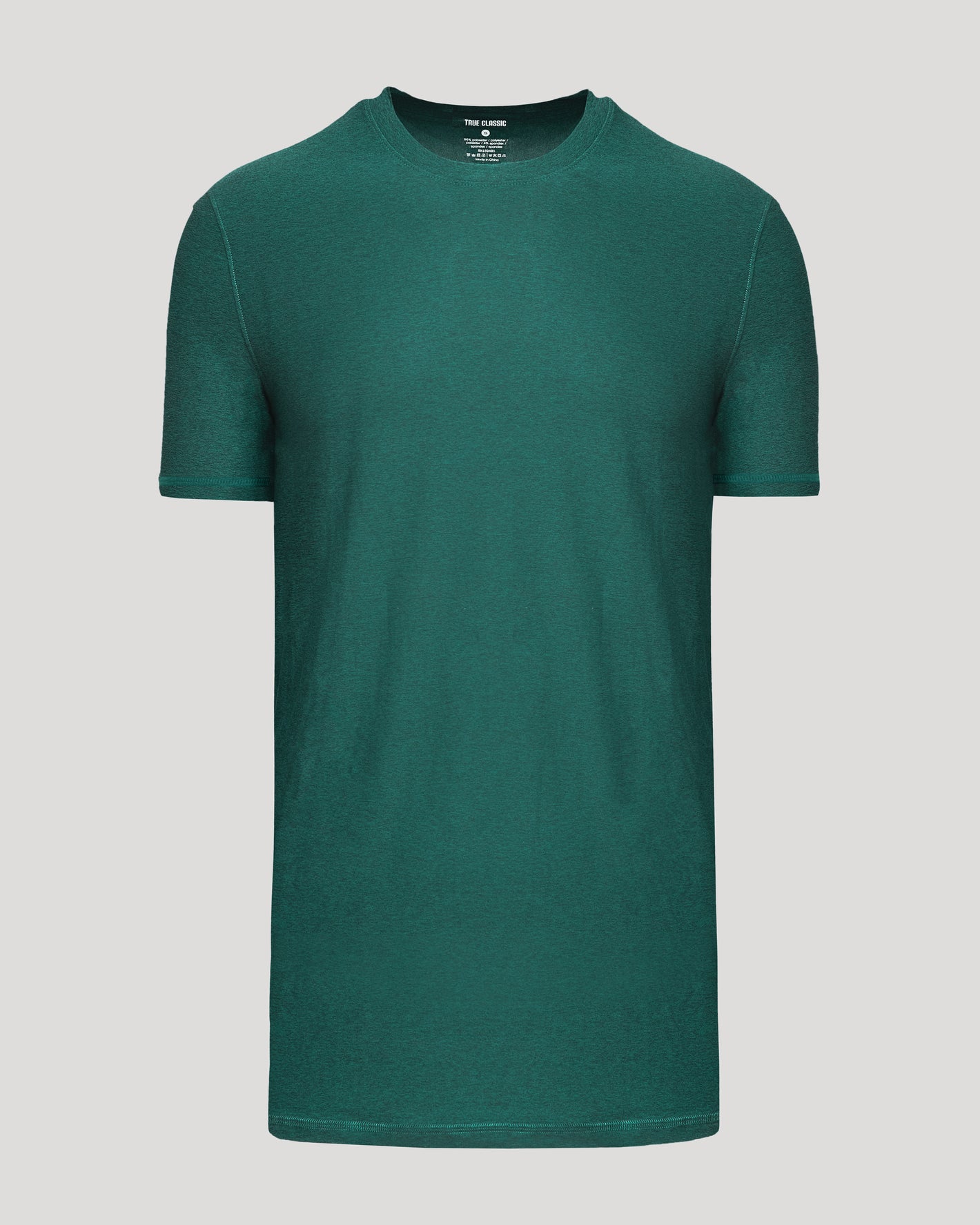 Clover Tall Active Crew Neck 2.0 in deep teal-green.