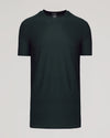 Dark Heather Forest Tall Active Crew Neck 2.0 T-shirt laid flat.