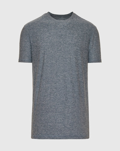 Tall Active Crew Neck - Heather Navy