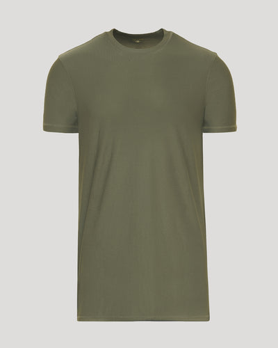Tall Active Crew Neck - Military Green