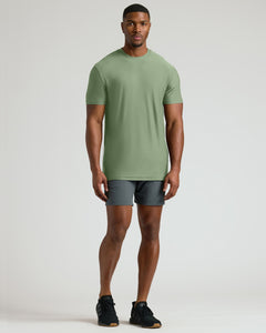 True ClassicSage Green Tall Active Crew Neck