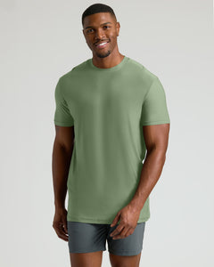 True ClassicSage Green Tall Active Crew Neck