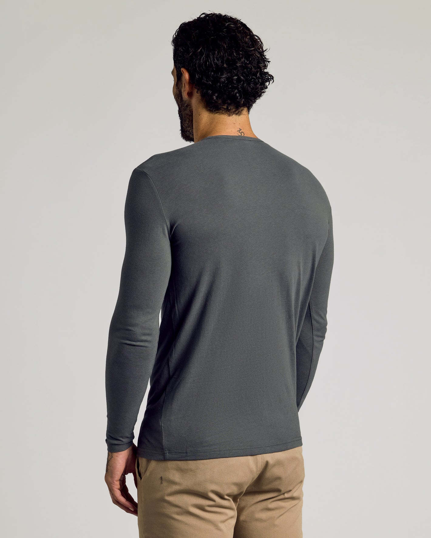 Carbon Tall Classic Long Sleeve Henley